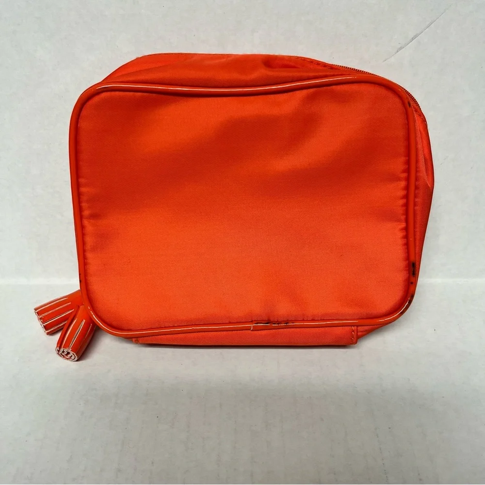 Kate Landry Orange jewelry storage travel organizer vanity bag gift accessory - Picture 2 of 12